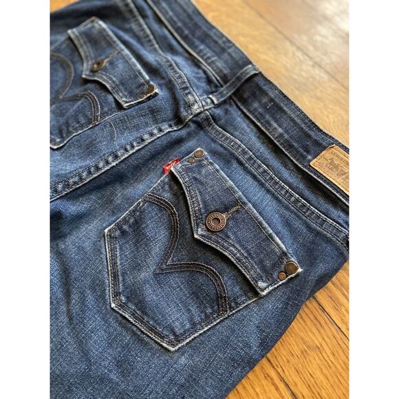 LEVI’S 525 Perfect Waist Mid-Rise Cropped Jeans sz 6 - Picture 8 of 9